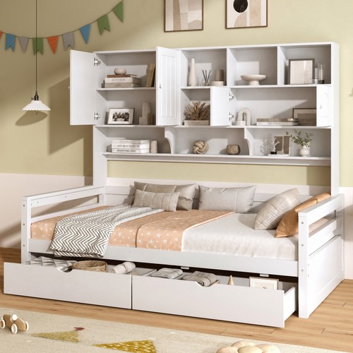 3ft single wooden - single, bed