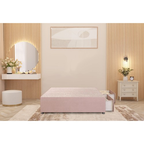 Plush velvet divan bed base - plush, 2