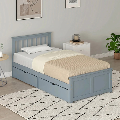 Pine storage bed - storage,