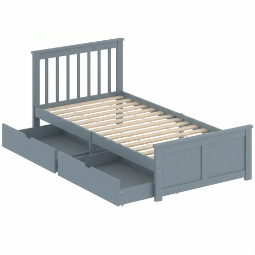 Pine storage bed - storage, 3ft