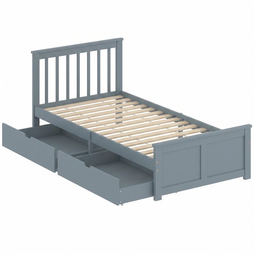 Pine storage bed 3ft - storage, single