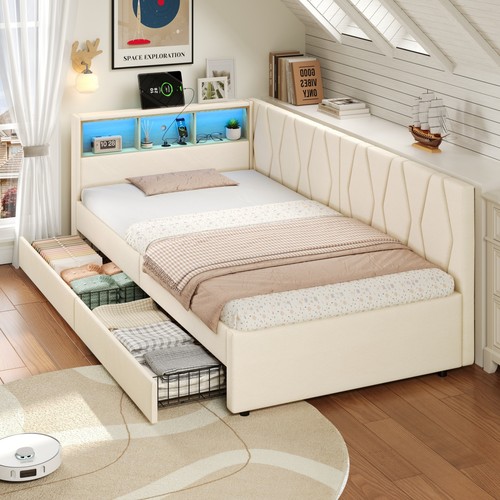 Daybed velvet sofabed 3ft - sofabed,