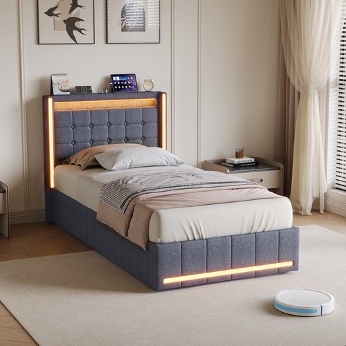 3ft single storage bed frame - bed,
