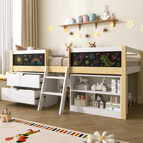 Merax kids mid sleeper bed - merax,