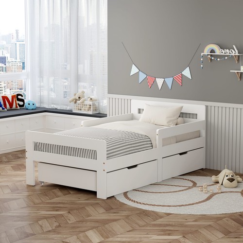 Wooden single bed toddler - single, kids