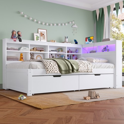 3ft single bed frame - 3ft, with