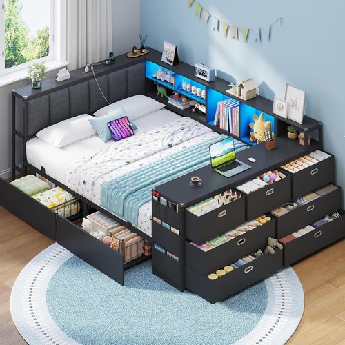 3ft single bed with storage - 3ft,