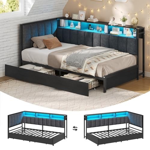 3ft single bed frame - single, with