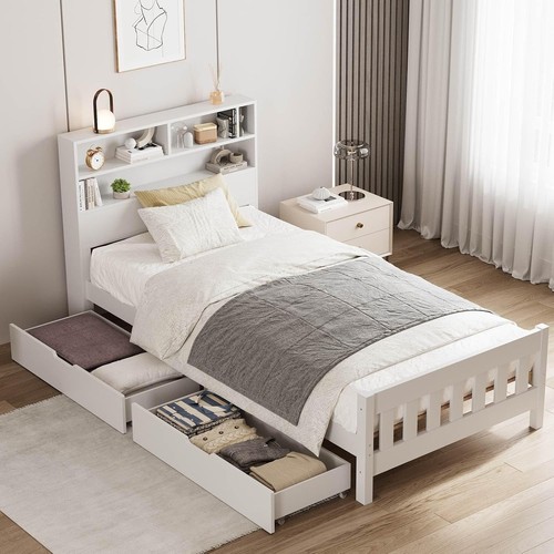 3ft single bed frame with - bed,