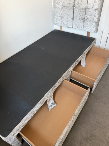 Single bed frame with storage - single,
