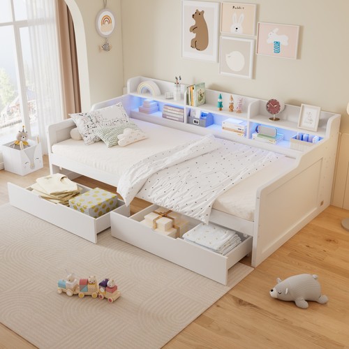 Day bed single - 3ft, white