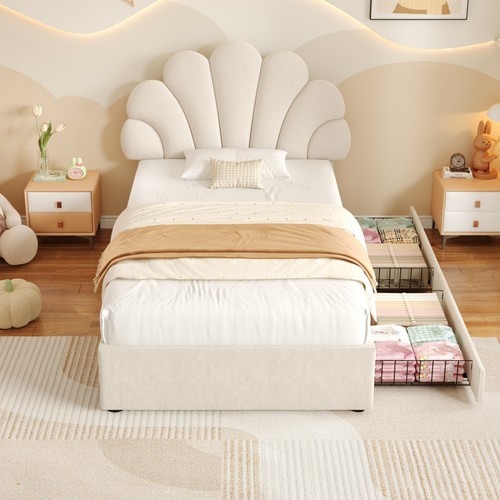 Upholstered bed 3ft - upholstered,