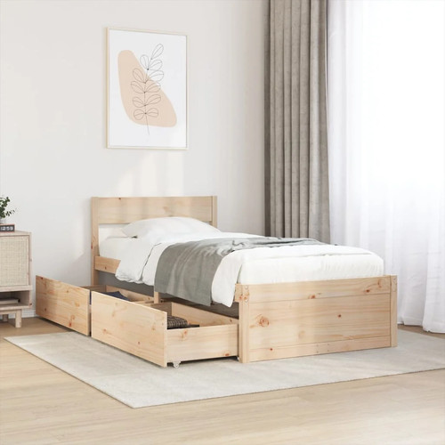 Rustic wooden single size - single, 90cm