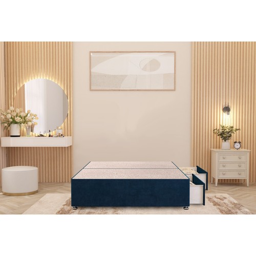 Plush velvet divan - plush, bed