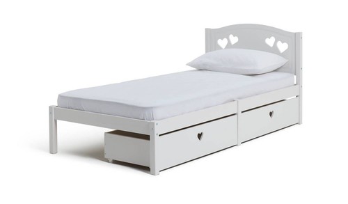 Mia single bed frame - with, 2