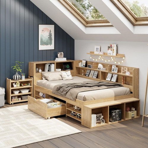 Single storage bed - single, frame