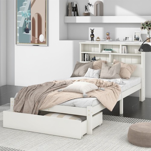 3ft white solid pine wood - white,
