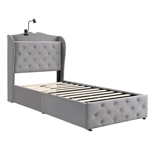 3ft single bed upholstered - single,