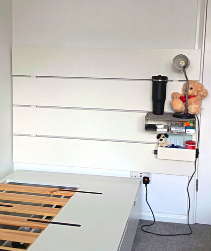Ikea white single storage bed - ikea,