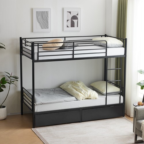 Twin bunk bed - bed, single