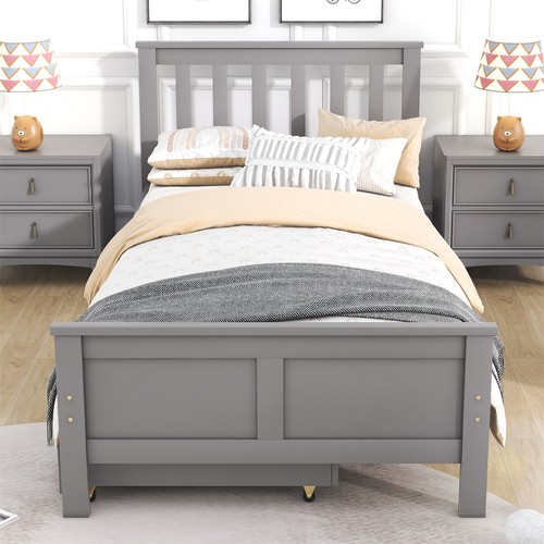 3ft wooden solid single bed - 3ft,
