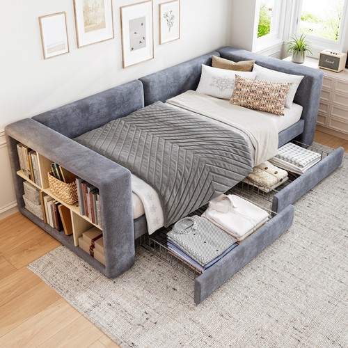 Upholstered bed 3ft single - upholstered,