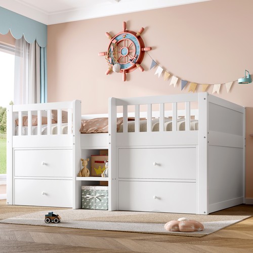 3ft low loft - bed, with